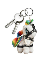 Master Series Prism Pearl Bondage Pony Keychain - Rainbow