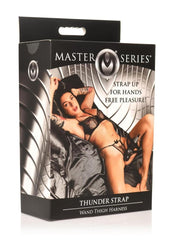 Master Series Thunder Strap Wand Thigh Harness - Black