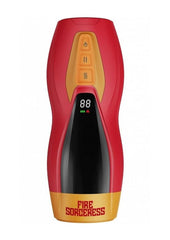 Masturs Solara Fire Sorceress Rechargeable Multi Function Masturbator - Red