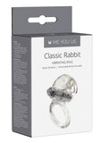 ME YOU US Classic Rabbit Vibrating Cock Ring - Clear