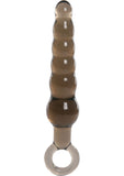 ME YOU US Rippled Anal Teaser Wand Anal Plug - Smoke - 5.75in