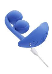 Melody Pressure Sensing App-Controlled Rechargeable Silicone Twin Balls Clit and G-Spot Vibrator