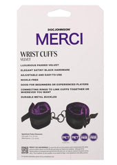 Merci Velvet Wrist Cuffs