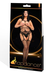 Midnight Frenzy One Piece-Blk-Q