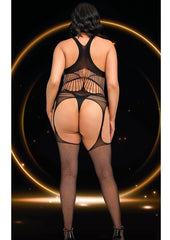 Midnight Frenzy One Piece-Blk-Q - Black