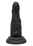 Monster Dong The Vampire Silicone Dildo - Black - 9in