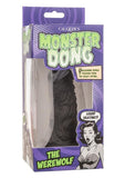 Monster Dong The Werewolf Silicone Dildo - Black - 9in