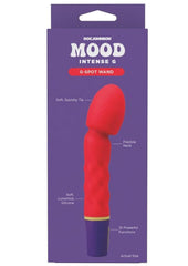 Mood Intense G Rechargeable Silicone G-Spot Wand - Pink/Purple