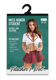 Ms Honor Student 4pc School Girl Costume