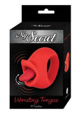 My Secret Vibrating Tongue Rechargeable Silicone Clitoral Stimulator - Red