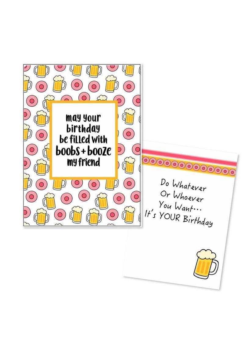 Naughty Greeting Card - May Your Birthday Be Filled