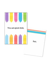 Naughty Greeting Card - You Are Good Dick