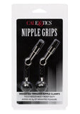 Nipple Grips Weighted Tweezer Nipple Clamps - Black/Silver
