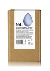 Niya 4 Rechargeable Silicone Palm Held Massager - Blue