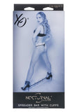 Nocturnal Collection Spreader Bar with Cuffs - Black