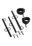 Nocturnal Collection Spreader Bar with Cuffs - Black