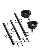 Nocturnal Collection Spreader Bar with Cuffs - Black