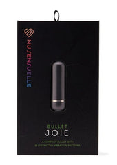 Nu Sensuelle Joie Rechargeable Silicone Bullet - Black