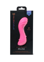 Nu Sensuelle Muse Xlr8 Rechargeable Silicone Bullet Vibrator with Heat - Pink
