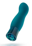 Oh My Gem Fierce Rechargeable Silicone Vibrator - Blue Topaz