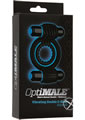 Optimale Silicone Vibrating Double Cock Ring with Dual Bullets