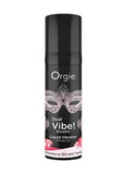 Orgie Dual Vibe Kissable Liquid Vibrator Gel - Strawberry Gin and Tonic