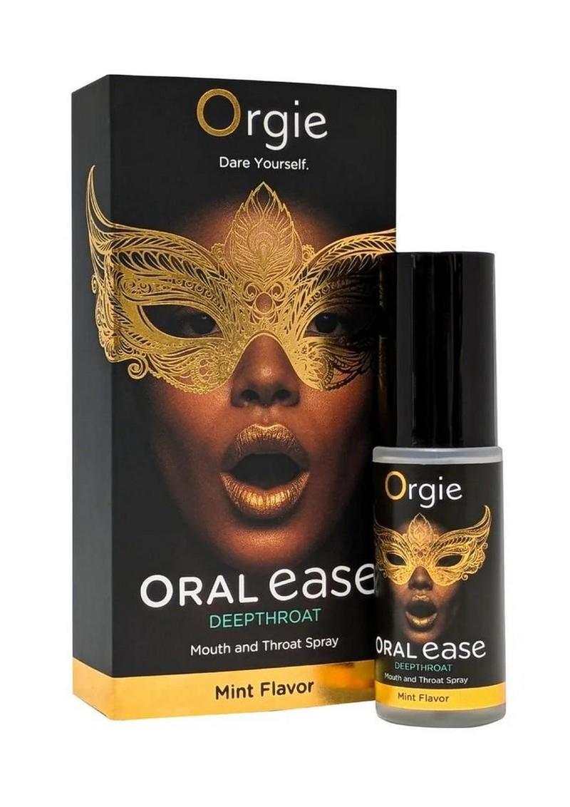 Orgie Oral Ease Deepthroat Spray - Mint 0.5floz