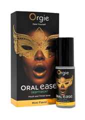 Orgie Oral Ease Deepthroat Spray - Mint 0.5floz