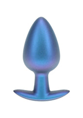 Ouch! Anal Plug Silicone - Large - Metallic - Blue - Large