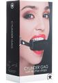 Ouch! Cylinder Gag with Leather Straps