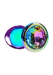 Ouch! Venice Coll Metal Anal Plug Set (3 Piece) - Iridescent