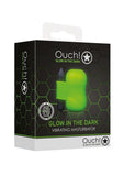 Ouch Vibrating Masturbator - Black/Glow In The Dark/Green