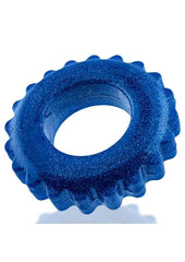 Oxball Plushy Single Cock Ring - Blue Fire