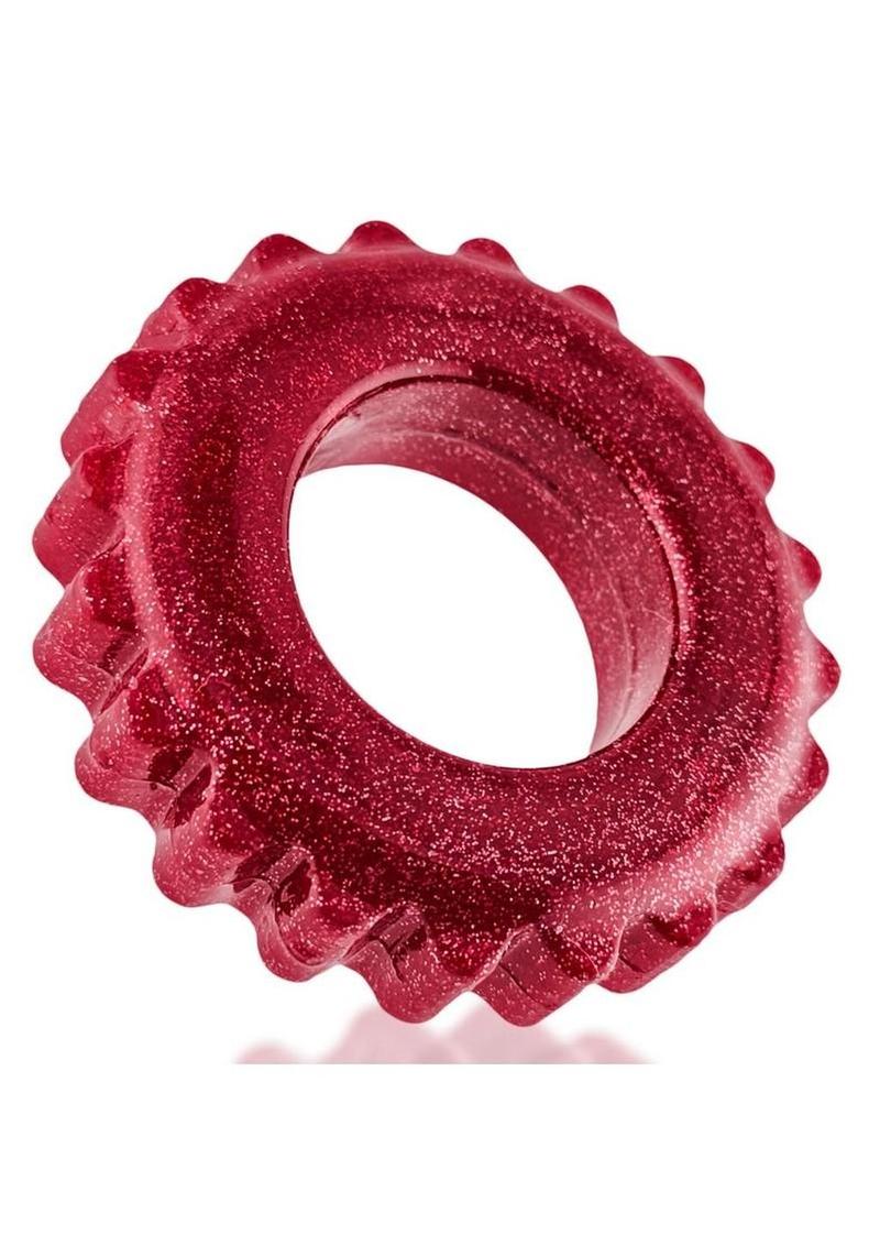 Oxball Plushy Single Cock Ring - Cherry Lips