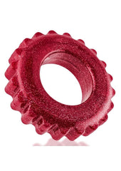 Oxball Plushy Single Cock Ring - Cherry Lips