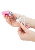 Palmpower Plug and Play Rechargeable Silicone Wand Massager
