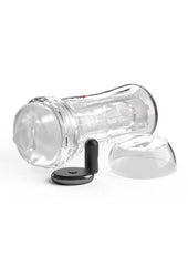 Pdx Extreme Wet Pussies Super Luscious Lips Control Freak Self Lubricating Vibrating Stroker with Remote - Pussy