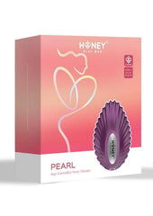 Pearl App-Controlled Magnetic Rechargeable Silicone Panty Vibrator - Light - Purple