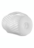 Perfect Fit Male Masturbator with Grips Silaskin - Clear