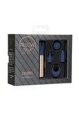 Pillow Talk Secrets Desires Rechargeable Silicone Bullet - Blue/Navy Blue/Rose Gold - 6 Piece/Set