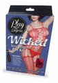 Play with Me Lingerie Wicked Sexy Lingerie Play Kit - Purple/Red