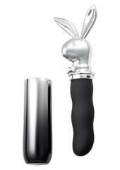 Playboy Bunny On The Go Rechargeable Silicone Rabbit Head Mini Vibrator
