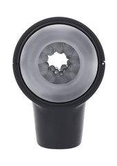 Playboy Come Along Dual End Rechargeable Masturbator - Black/Clear