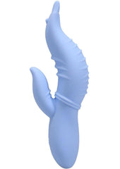 Polynesian Pleasures Into The C Seahorse Siren Rechargeable Silicone Rabbit Vibrator with Clitoral Stimulator