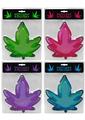 Pot Leaf Ashtry - Assorted Colors - 4 Pack