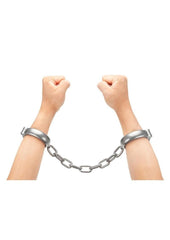 Prowler Red Heavy Duty Metal Handcuffs - Stainless