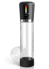 Pump Worx Rock Hard Auto Rechargeable Pump - Black/Clear
