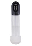 Pumped Engage 6 Function Automatic Rechargeable Penis Pump - Grey/Gun Metal