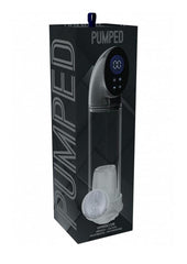 Pumped Hyperscope Automatic Rechargeable Dual Vibrating Male Pump with Vagina Sleeve - Grey/Gun Metal