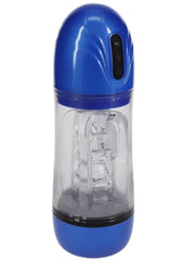 Pumped Sonicpull 10 Function Suction Vibration Multimedia Enhanced Rechargeable Masturbator - Metallic